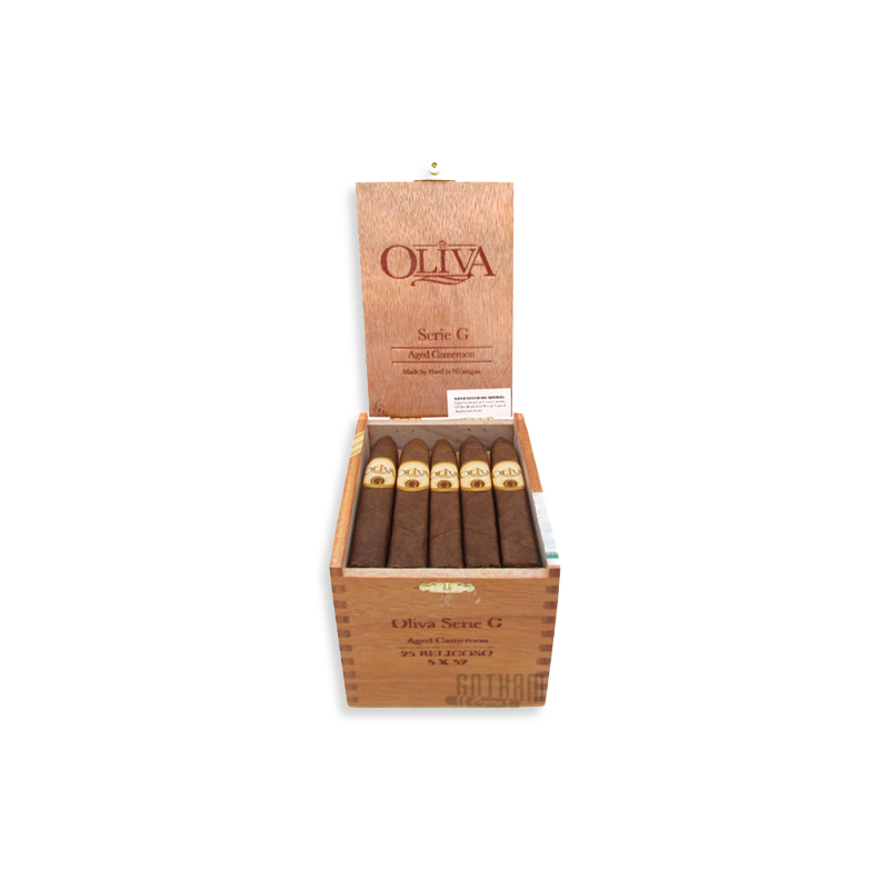 Alternative view of Oliva Serie G aged cameroon Belicoso (25) 5x52