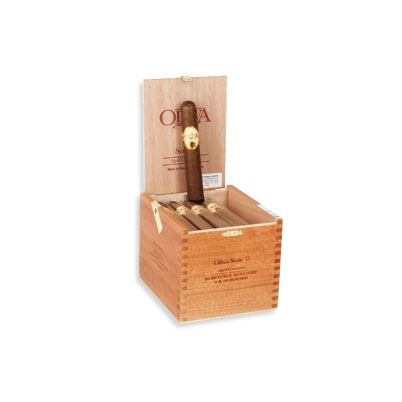 Alternative view of Oliva Serie G aged cameroon Double robusto (25) 5x54